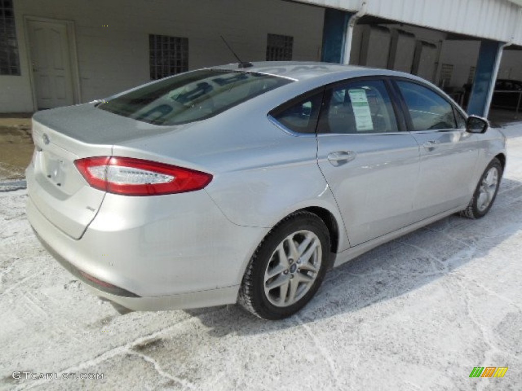 2013 Fusion SE - Ingot Silver Metallic / Charcoal Black photo #8