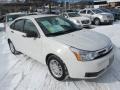 White Suede 2011 Ford Focus SE Sedan Exterior