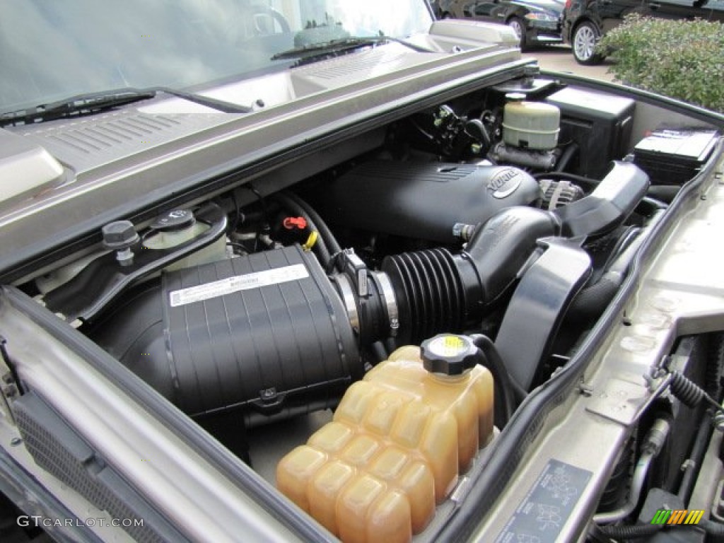 2003 Hummer H2 SUV 6.0 Liter OHV 16V Vortec V8 Engine Photo #76350115