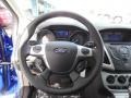 Charcoal Black 2013 Ford Focus SE Hatchback Steering Wheel