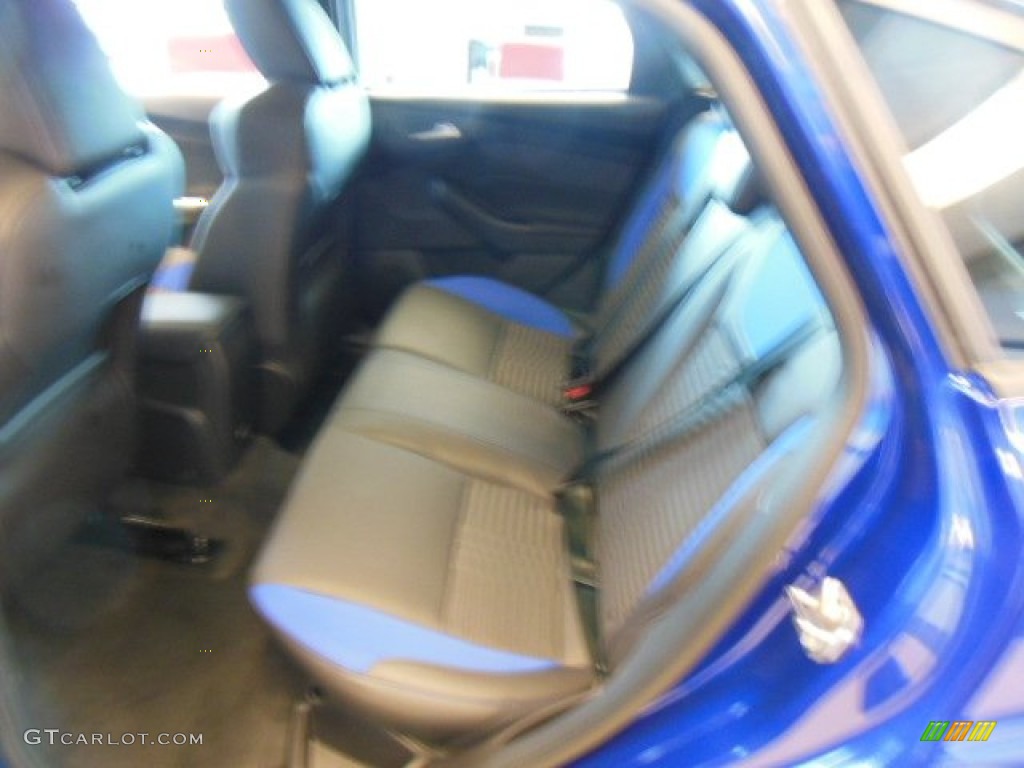 ST Performance Blue Recaro Seats Interior 2013 Ford Focus ST Hatchback Photo #76350451