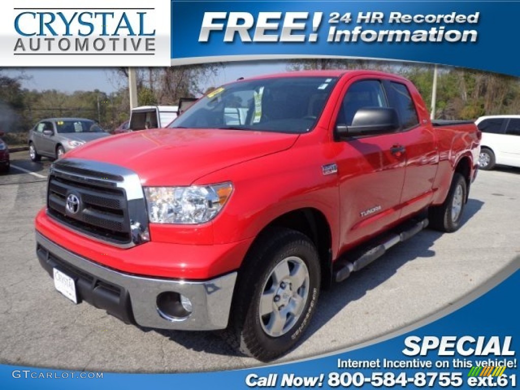 2012 Tundra TRD Double Cab 4x4 - Radiant Red / Graphite photo #1