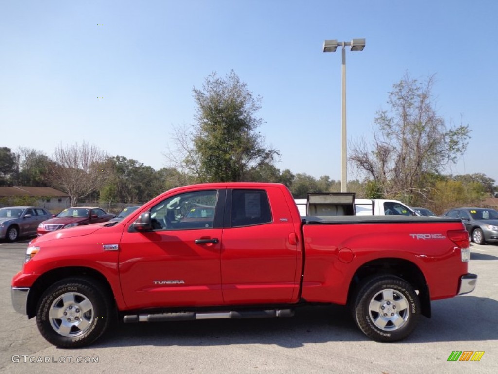 2012 Tundra TRD Double Cab 4x4 - Radiant Red / Graphite photo #2