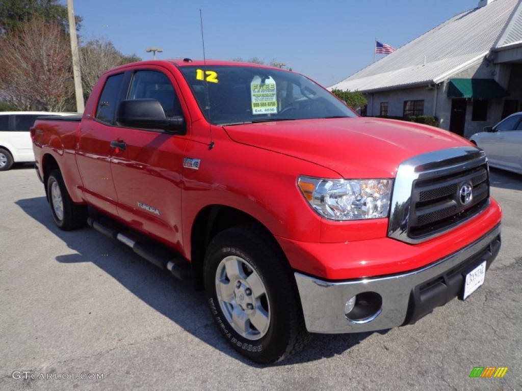 2012 Tundra TRD Double Cab 4x4 - Radiant Red / Graphite photo #10