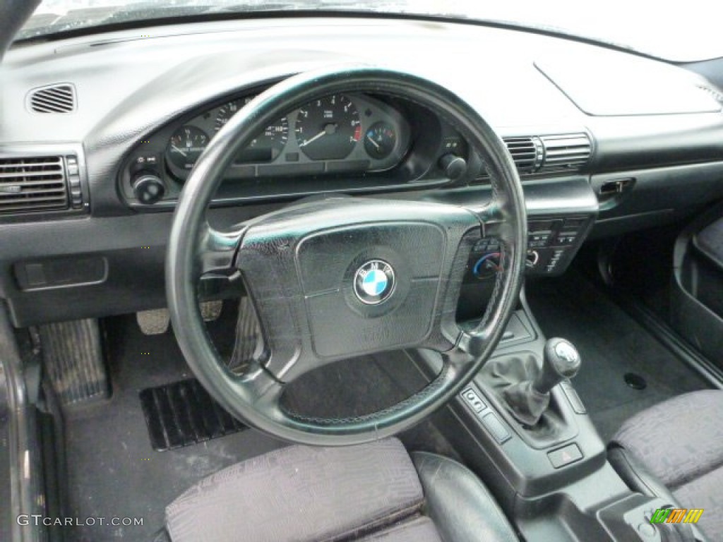 1995 BMW 3 Series 318ti Coupe Black Dashboard Photo #76351669