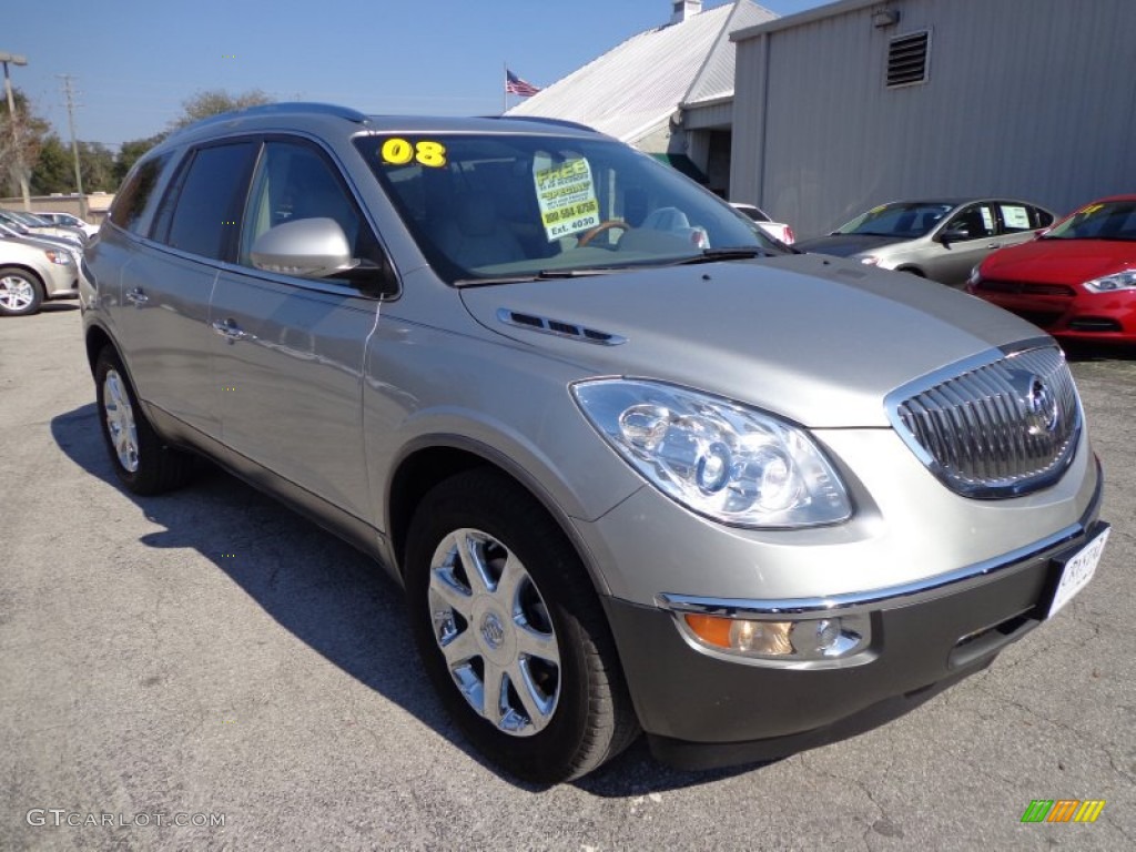 2008 Enclave CXL - Platinum Metallic / Titanium/Dark Titanium photo #11