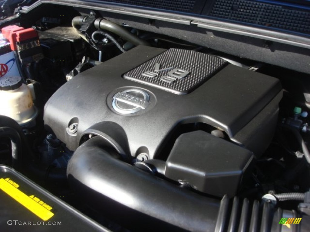 2010 Nissan Armada Titanium 4WD 5.6 Liter DOHC 32-Valve CVTCS V8 Engine Photo #76351926