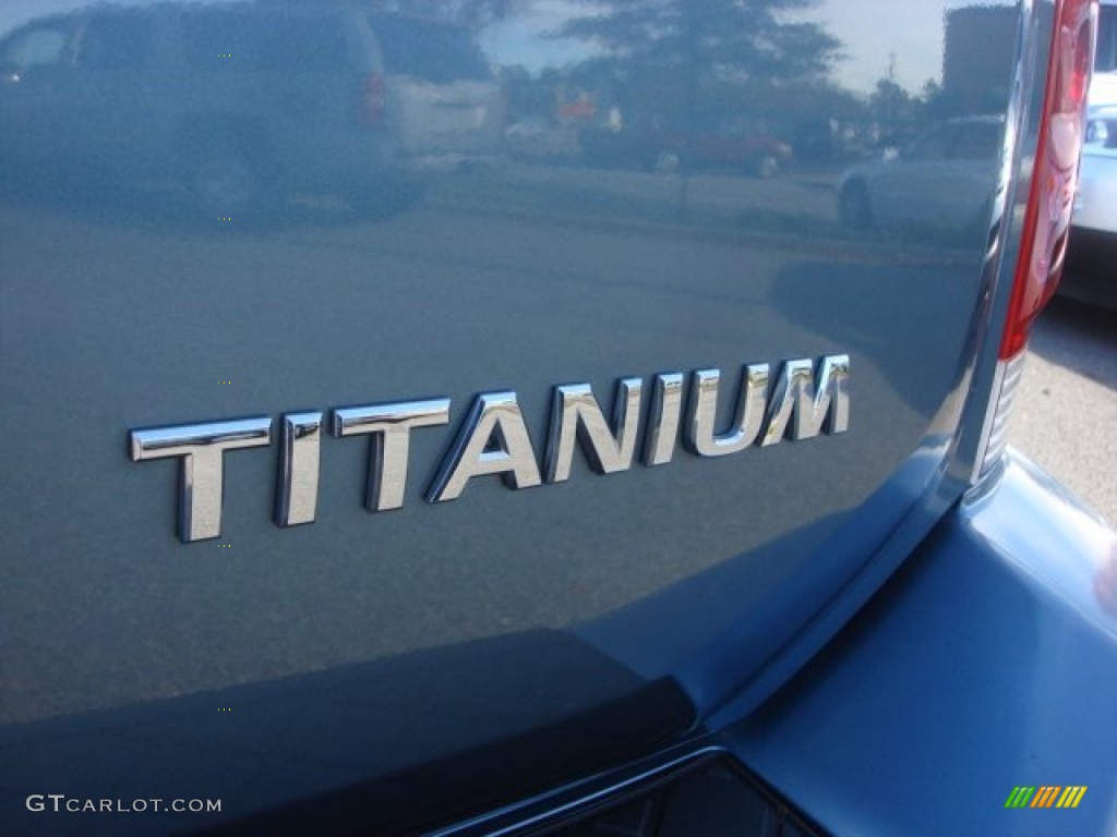 2010 Armada Titanium 4WD - Lakeshore Slate Blue Metallic / Stone photo #30