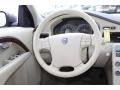 2008 Volvo V70 Sandstone Beige Interior Steering Wheel Photo