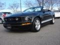 2008 Black Ford Mustang V6 Deluxe Convertible  photo #6