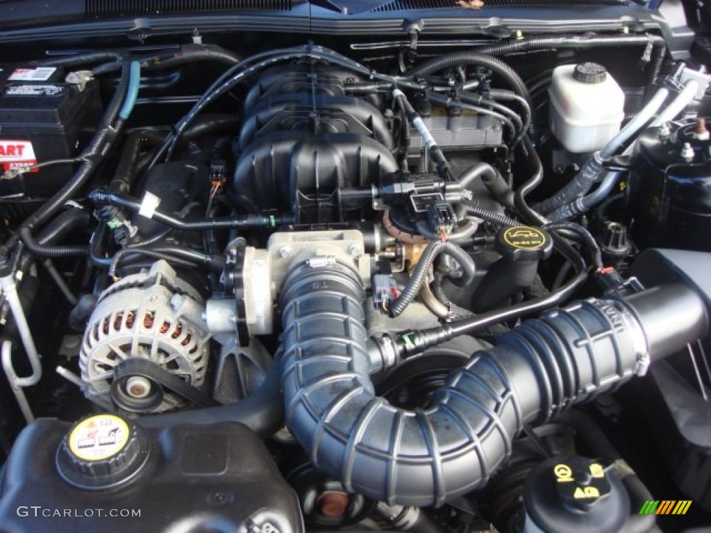 2008 Mustang V6 Deluxe Convertible - Black / Dark Charcoal photo #23