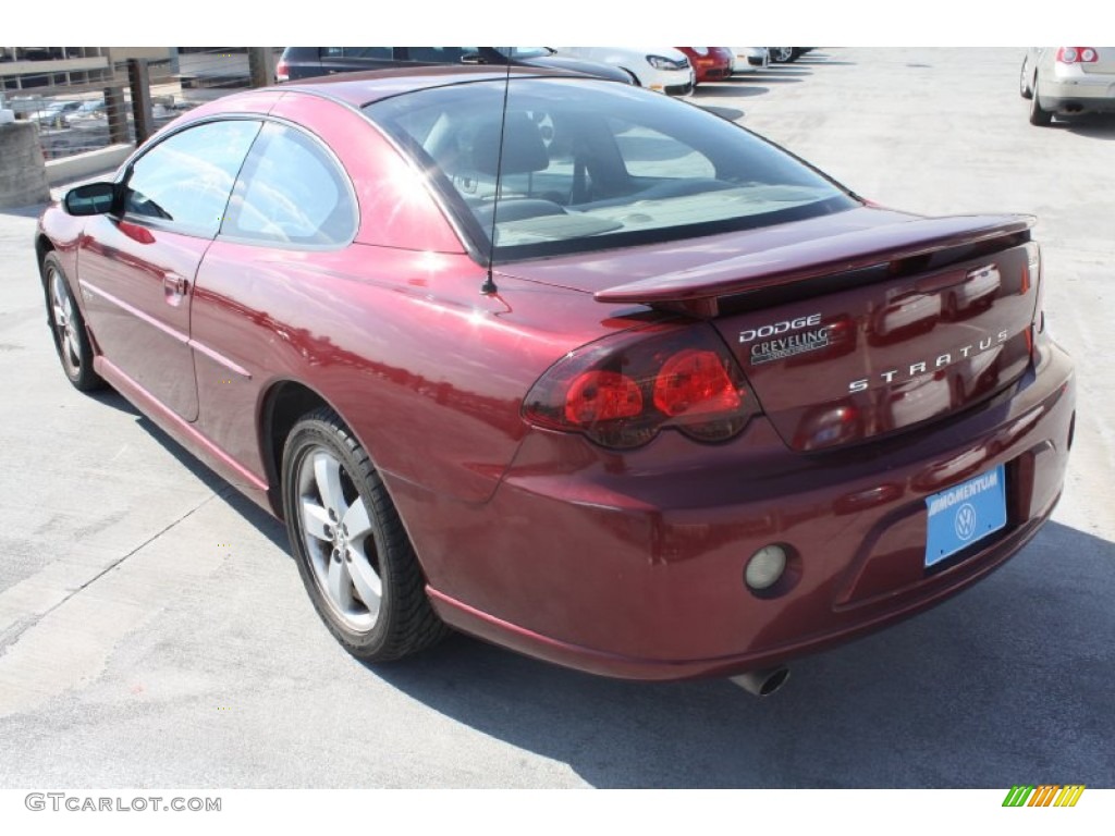 2003 Stratus R/T Coupe - Deep Red Pearl / Dark Slate Gray photo #5
