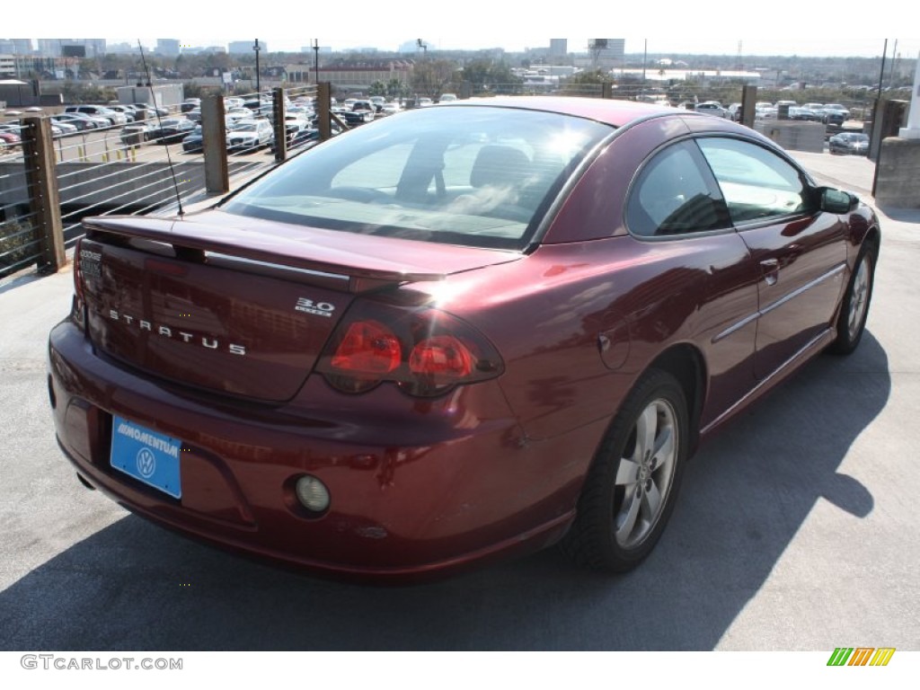 2003 Stratus R/T Coupe - Deep Red Pearl / Dark Slate Gray photo #7