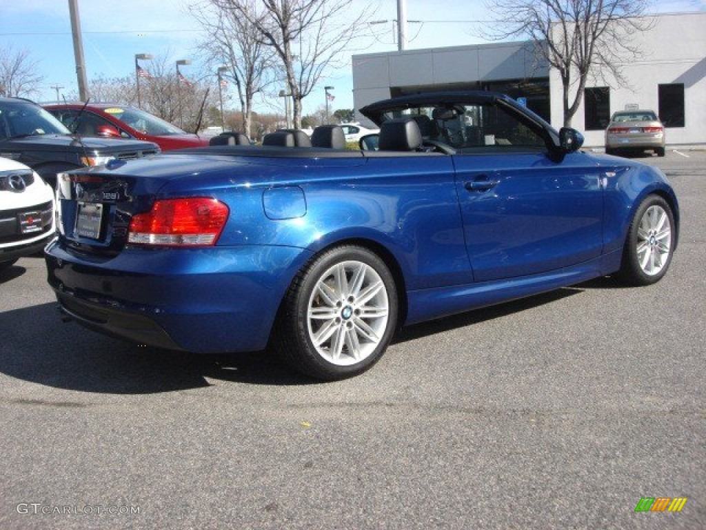 2010 1 Series 128i Convertible - Le Mans Blue Metallic / Black photo #4