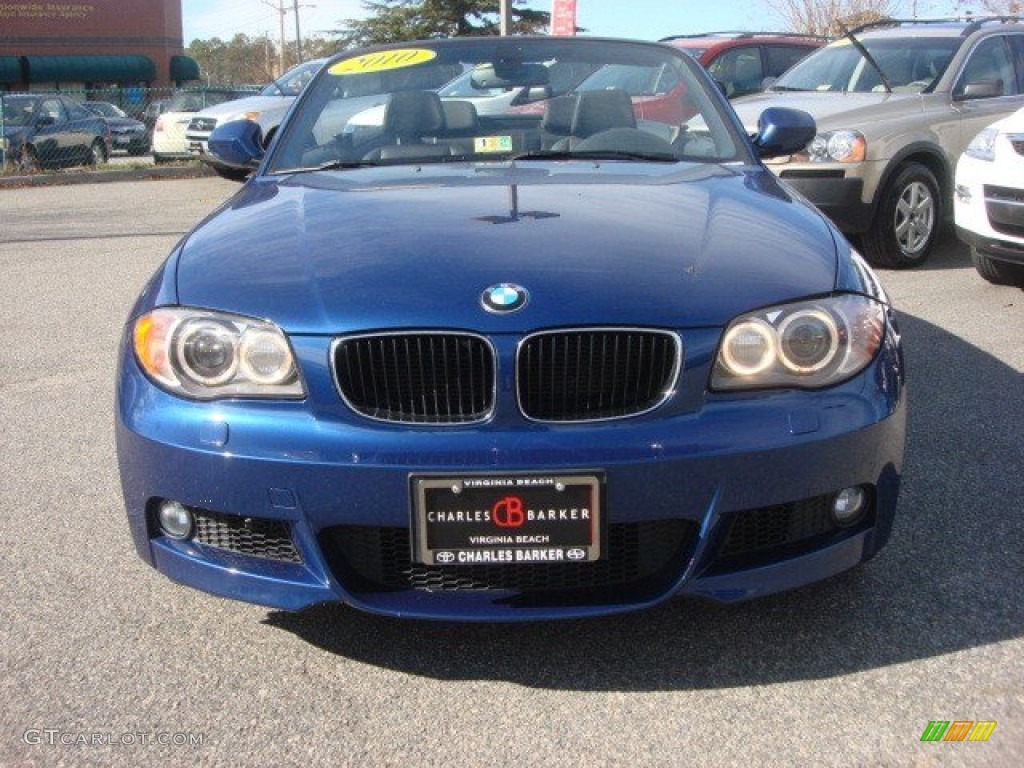 2010 1 Series 128i Convertible - Le Mans Blue Metallic / Black photo #8