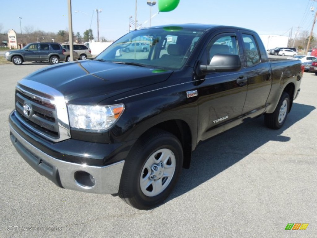 2011 Tundra Double Cab - Black / Sand Beige photo #1