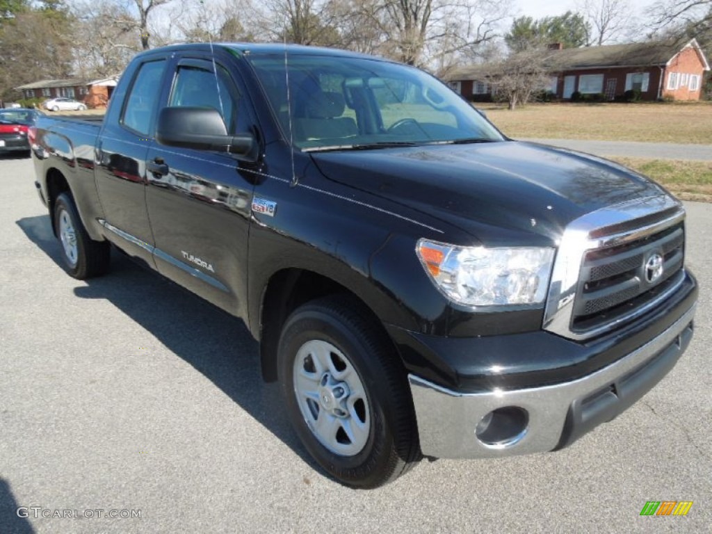 2011 Tundra Double Cab - Black / Sand Beige photo #2