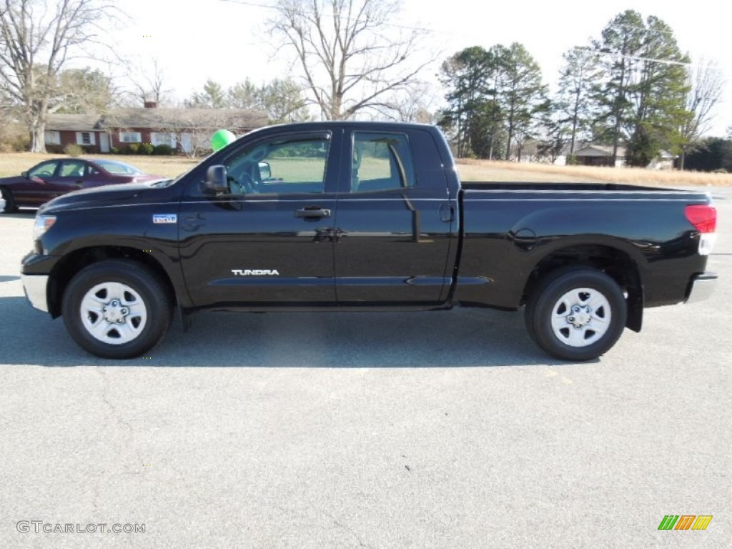 2011 Tundra Double Cab - Black / Sand Beige photo #3