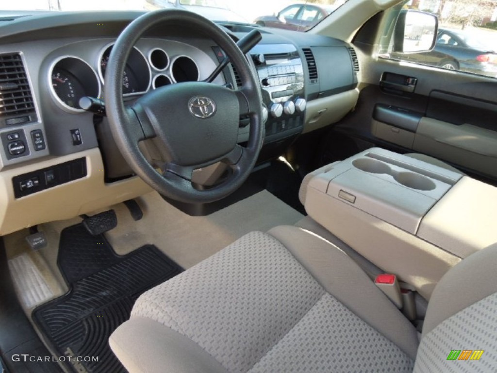 2011 Tundra Double Cab - Black / Sand Beige photo #24