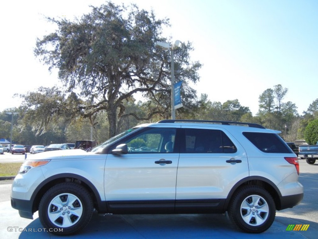 2013 Explorer FWD - Ingot Silver Metallic / Medium Light Stone photo #2