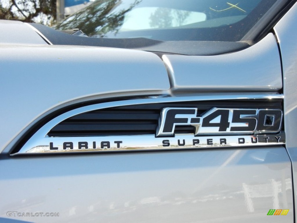 2013 Ford F450 Super Duty Lariat Crew Cab 4x4 Marks and Logos Photo #76355701