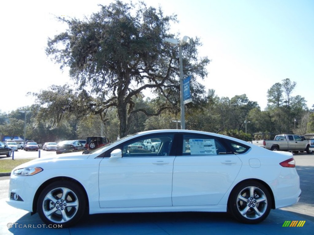 2013 Fusion SE 1.6 EcoBoost - Oxford White / Charcoal Black photo #2