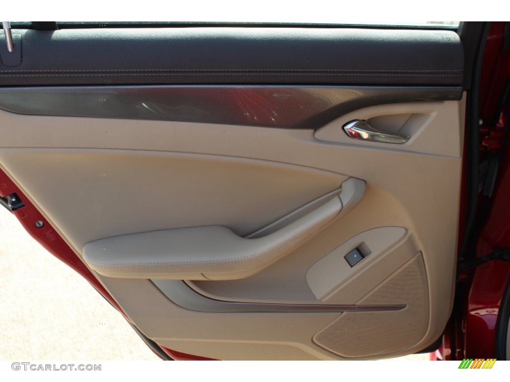 2010 CTS 3.6 Sedan - Crystal Red Tintcoat / Cashmere/Cocoa photo #16