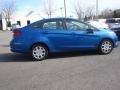 2011 Blue Flame Metallic Ford Fiesta S Sedan  photo #3