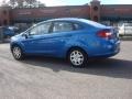 2011 Blue Flame Metallic Ford Fiesta S Sedan  photo #5