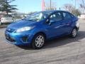 2011 Blue Flame Metallic Ford Fiesta S Sedan  photo #7