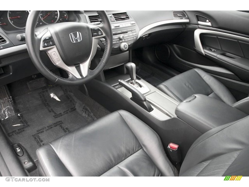 Black Interior 2011 Honda Accord EX-L Coupe Photo #76358878
