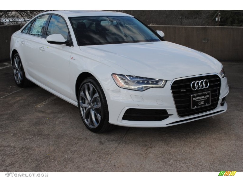 Glacier White Metallic Audi A6