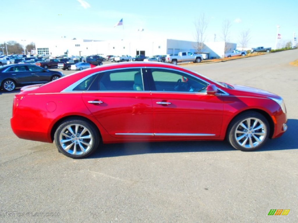 Crystal Red Tintcoat 2013 Cadillac XTS Premium FWD Exterior Photo #76358911
