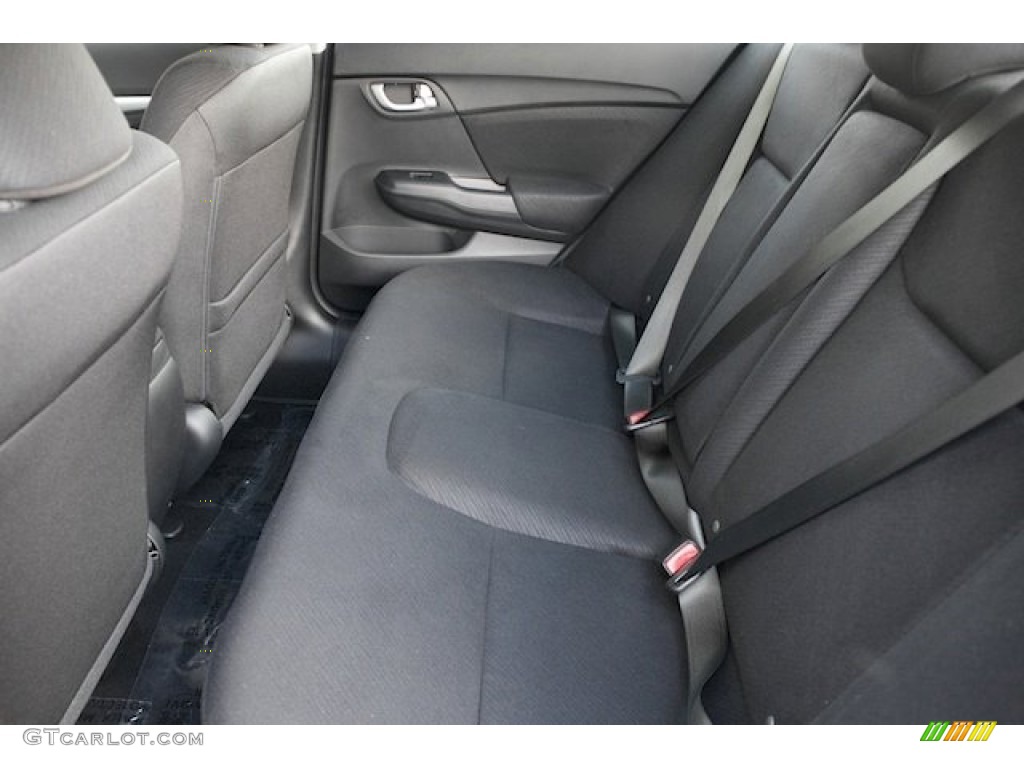 Black Interior 2013 Honda Civic EX Sedan Photo #76359955