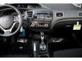 Black 2013 Honda Civic EX Sedan Dashboard