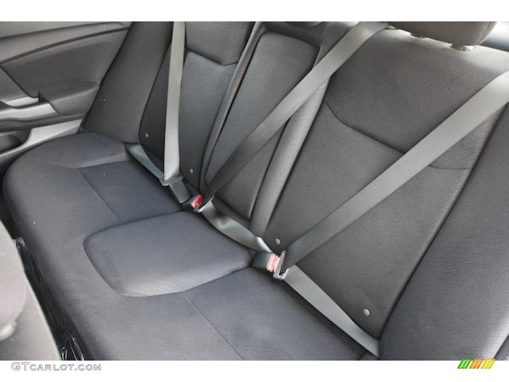 2013 Civic EX Sedan - Polished Metal Metallic / Black photo #15