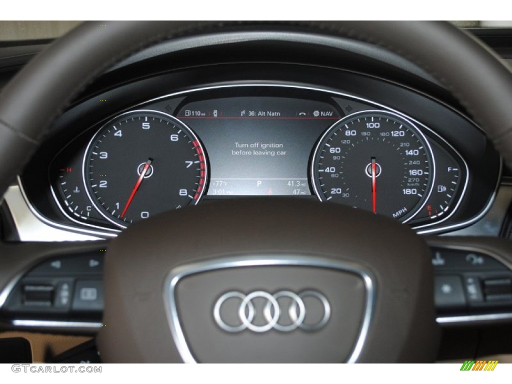 2013 Audi A6 3.0T quattro Sedan Gauges Photo #76360162