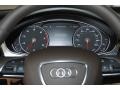 2013 Audi A6 Velvet Beige Interior Gauges Photo