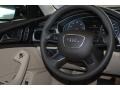 Velvet Beige Steering Wheel Photo for 2013 Audi A6 #76360257