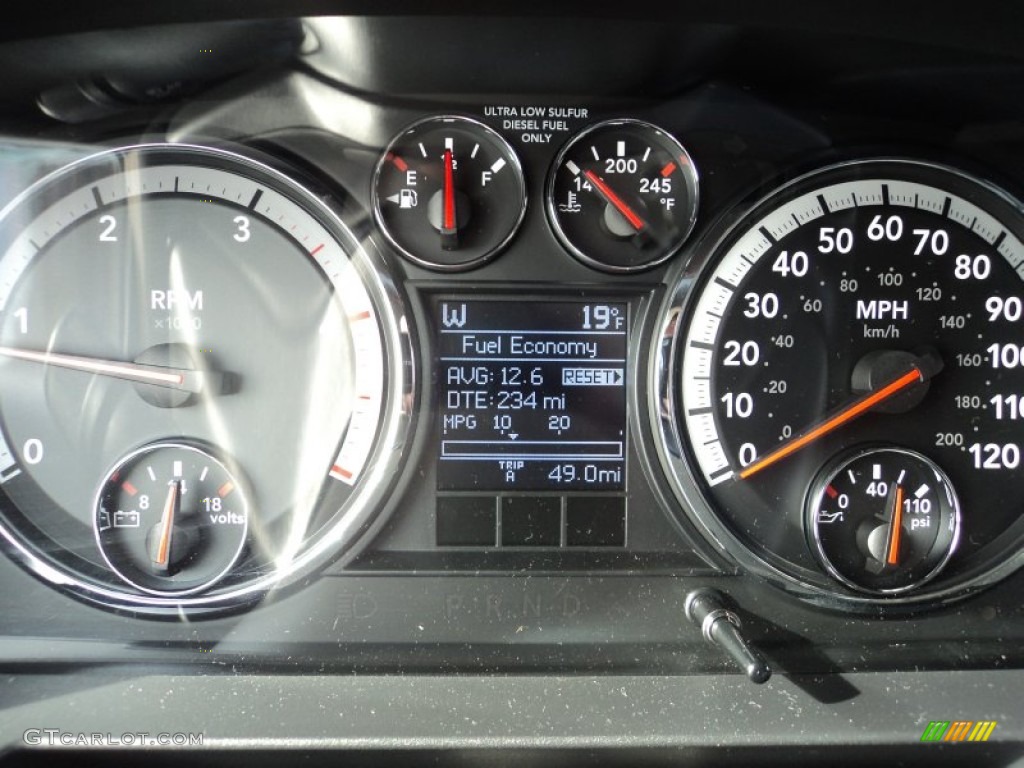 2011 Dodge Ram 3500 HD SLT Mega Cab 4x4 Dually Gauges Photos