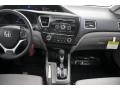 Gray 2013 Honda Civic LX Sedan Dashboard
