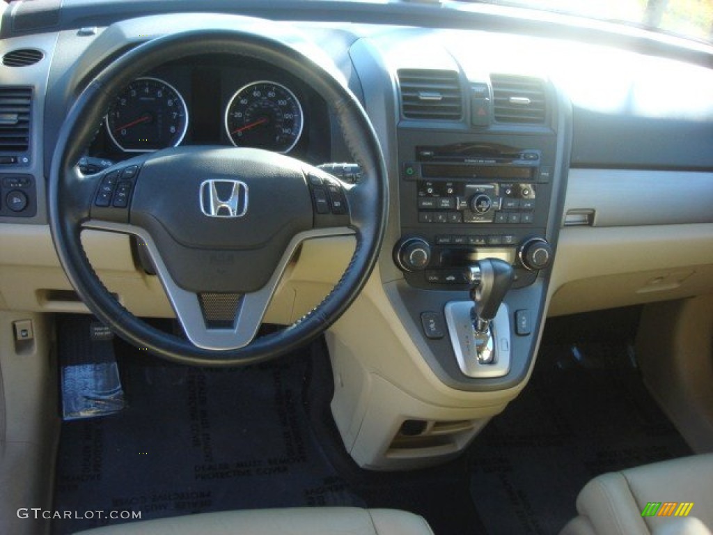 2010 Honda CR-V EX-L Ivory Dashboard Photo #76361206