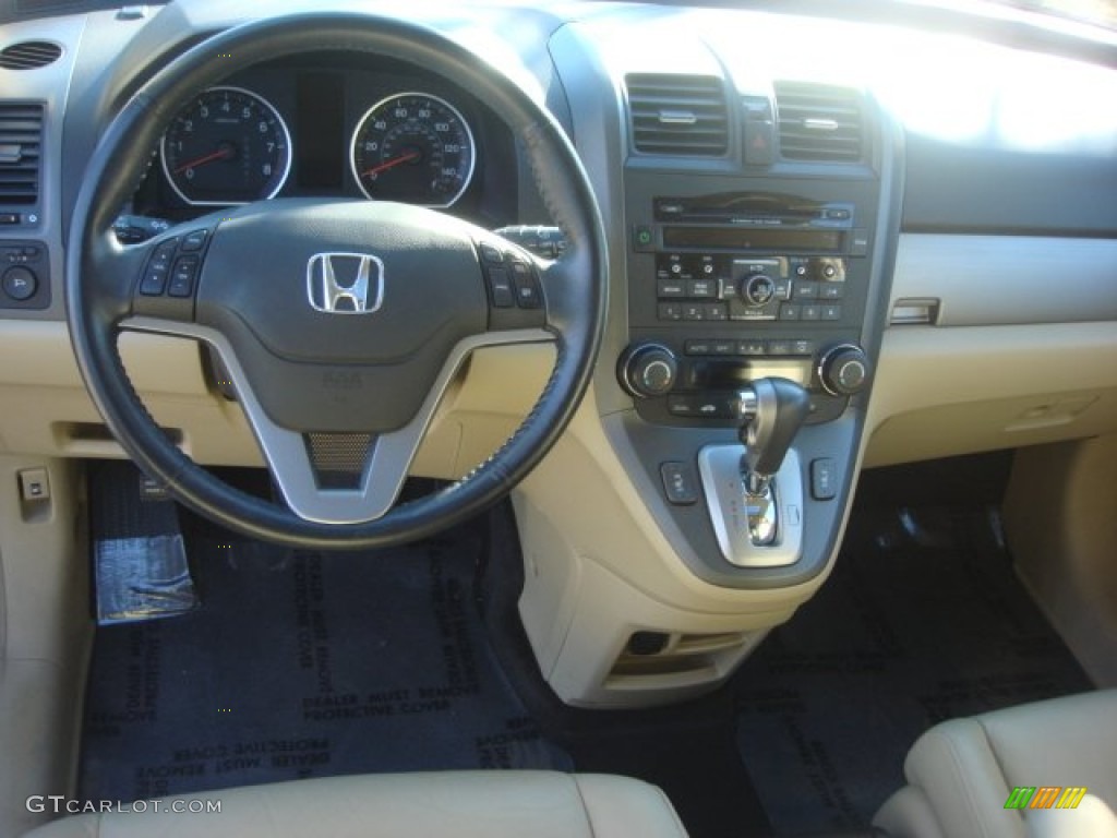 2010 Honda CR-V EX-L Ivory Dashboard Photo #76361272