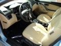 Beige 2011 Hyundai Elantra GLS Interior Color