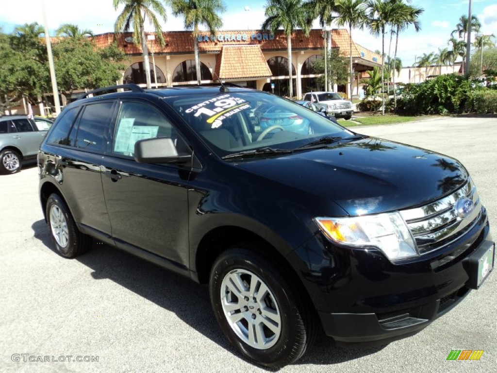 2010 Edge SE - Dark Ink Blue Metallic / Medium Light Stone photo #2