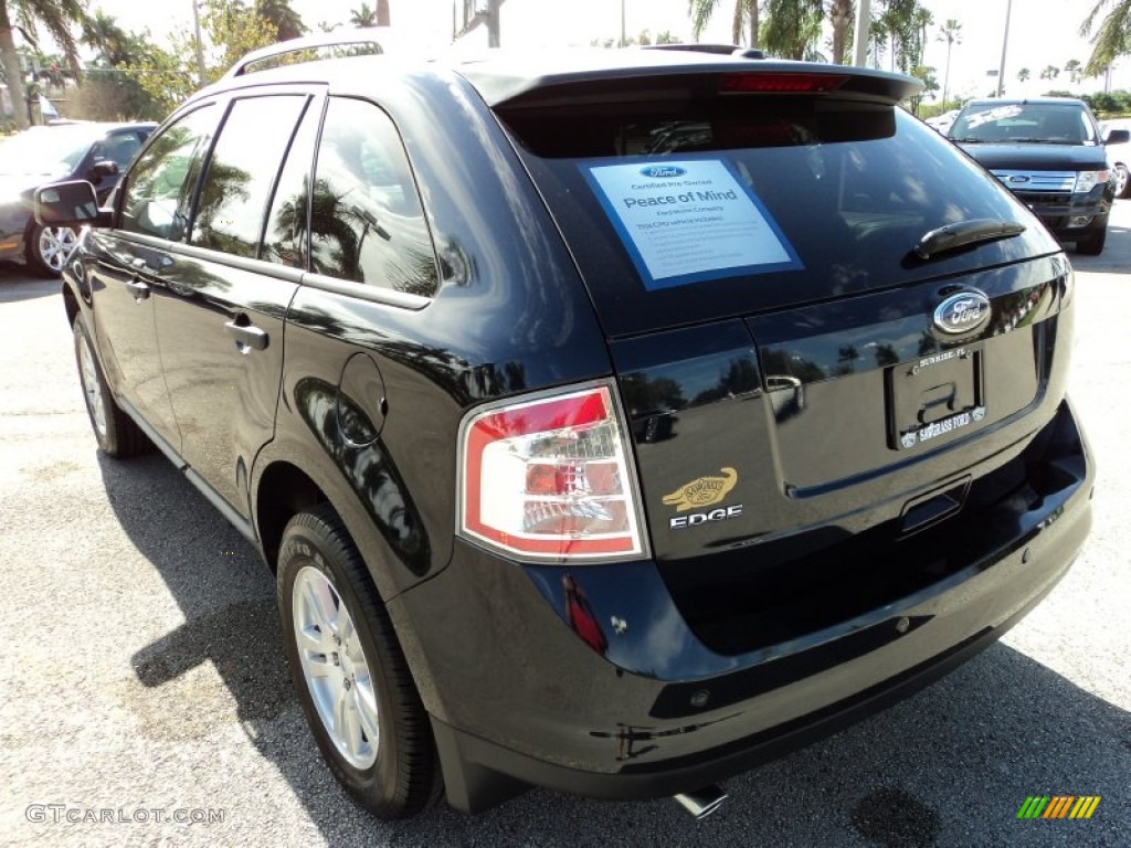 2010 Edge SE - Dark Ink Blue Metallic / Medium Light Stone photo #9