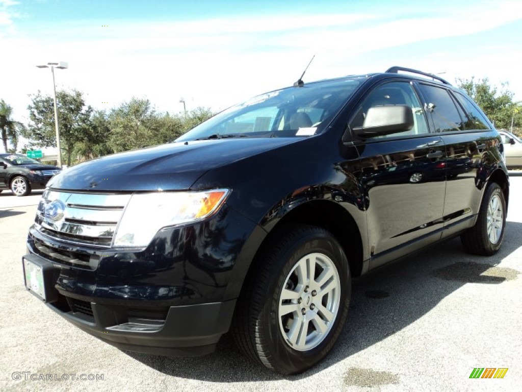 2010 Edge SE - Dark Ink Blue Metallic / Medium Light Stone photo #13