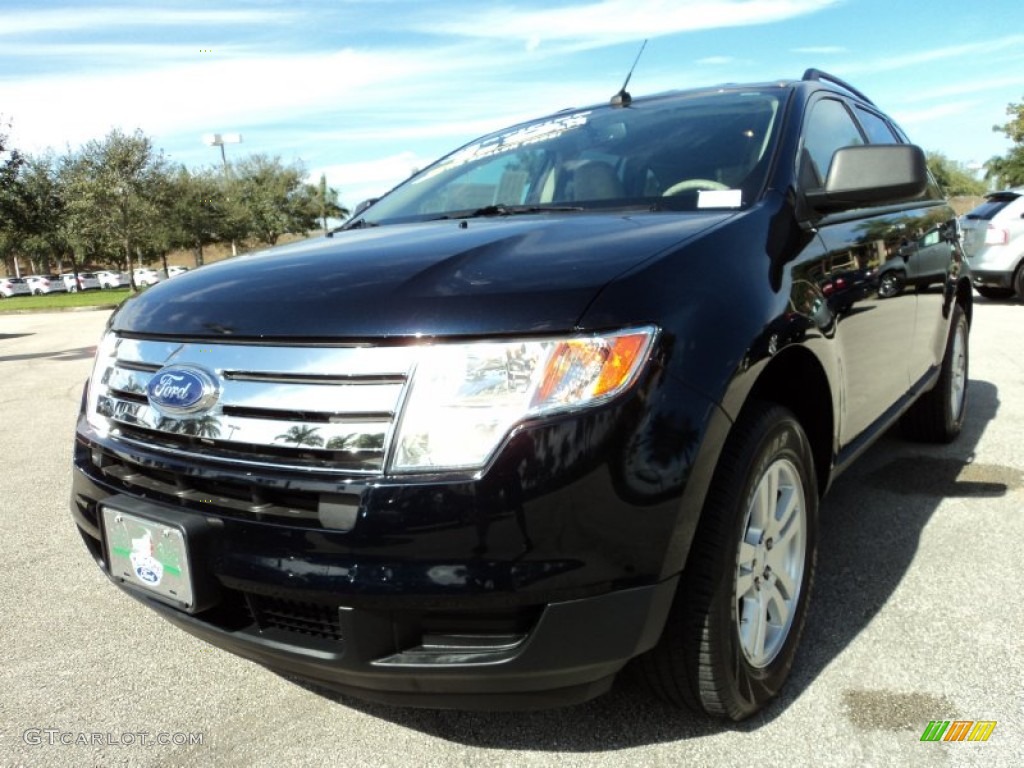 2010 Edge SE - Dark Ink Blue Metallic / Medium Light Stone photo #14