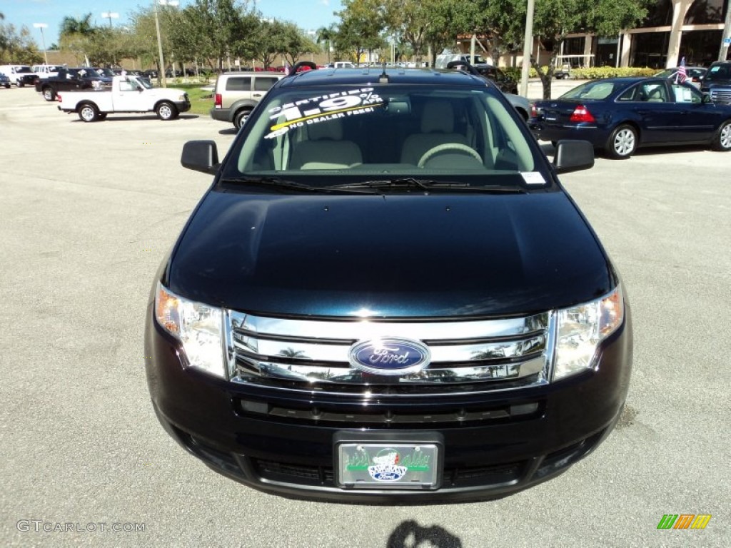 2010 Edge SE - Dark Ink Blue Metallic / Medium Light Stone photo #16