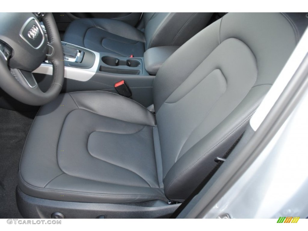 Black Interior 2013 Audi A4 2.0T Sedan Photo #76362949